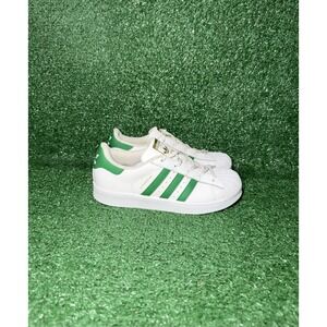 Adidas Superstar Shoes Women 4.5 Mens 3 Green White Shell Toe Casual Sneaker